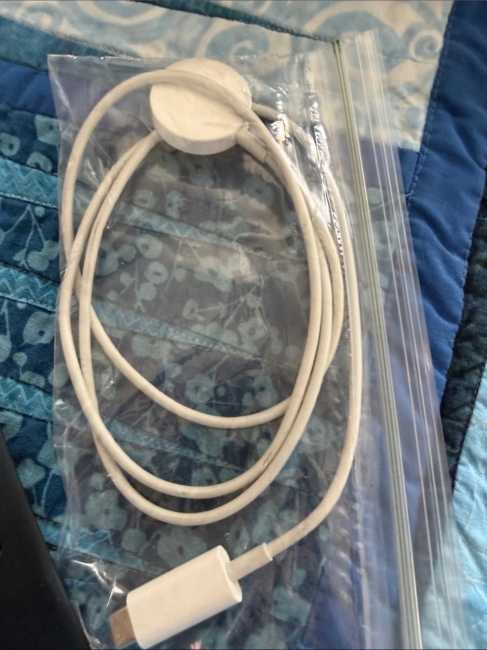 Apple Smartwatch with Dark Blue Sport Band
